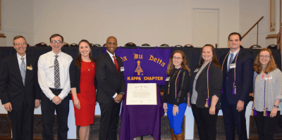 USF's Delta Kappa chapter of Delta Mu Delta