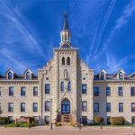 mohterhouse building with blue sky