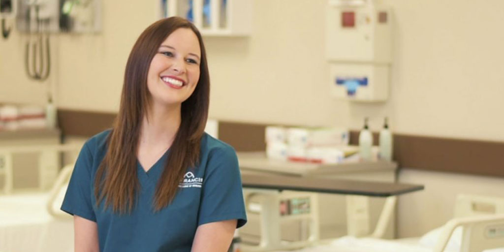 smiling female nurse