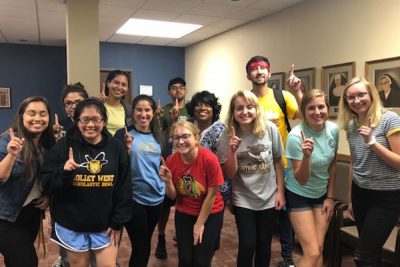 group of uss students