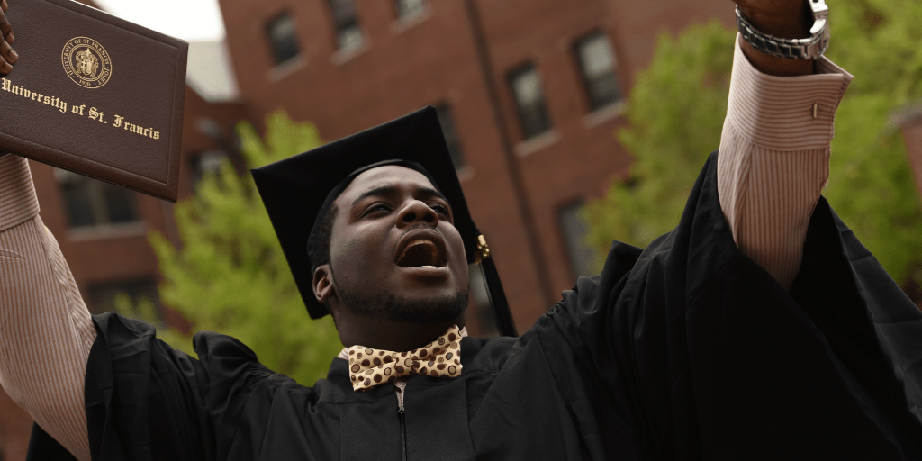 smiling graduate