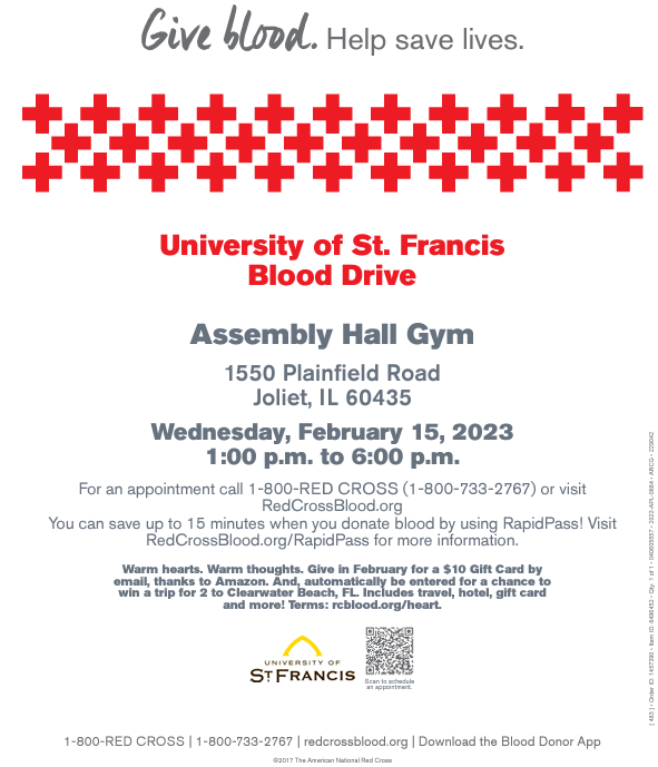 American Red Cross blood drive - February 15, 2023