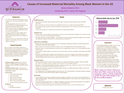 causes of increased maternal mortality among black women in the us