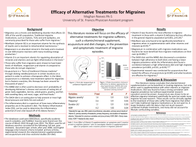 Efficacy of Alternative Treatments for Migraines