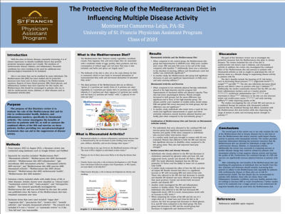 The Protective Role of the Mediterranean Diet in Influencing Multiple Disease Activity