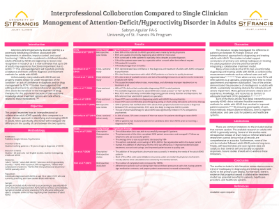Interprofessional Collaboration Compared to Single Clinician Management of Attention-Deficit/Hyperactivity Disorder in Adults