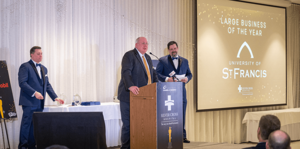 USF - Large Business of the Year as part of the Joliet Region Chamber of Commerce and Industry’s 2023 Annual Awards and Celebration of Success