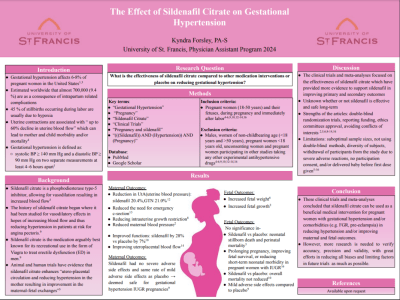 the effect of sildenafil citrate on gestational hypertension