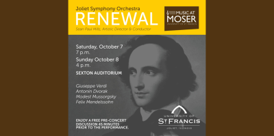 Joliet Symphony Orchestra - October 7-8, 2023