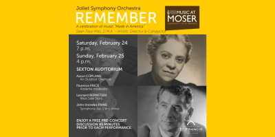 Joliet Symphony Orchestra "Remember: A celebration of Music 'Made in America'