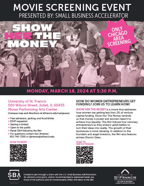 USF Small Business Accelerator to Host Free Screening of Show Her 