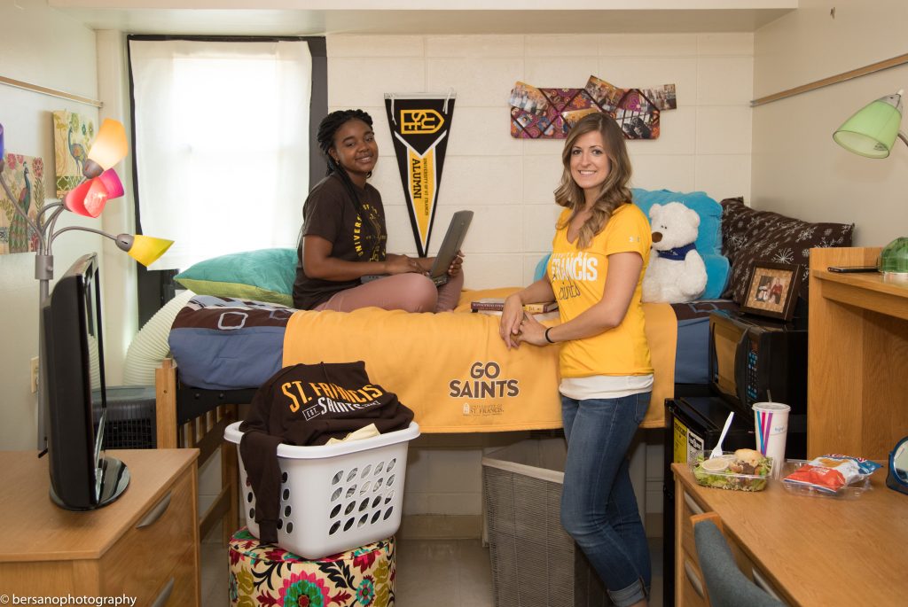 USF dorm, joliet residence hall, st francis dorm